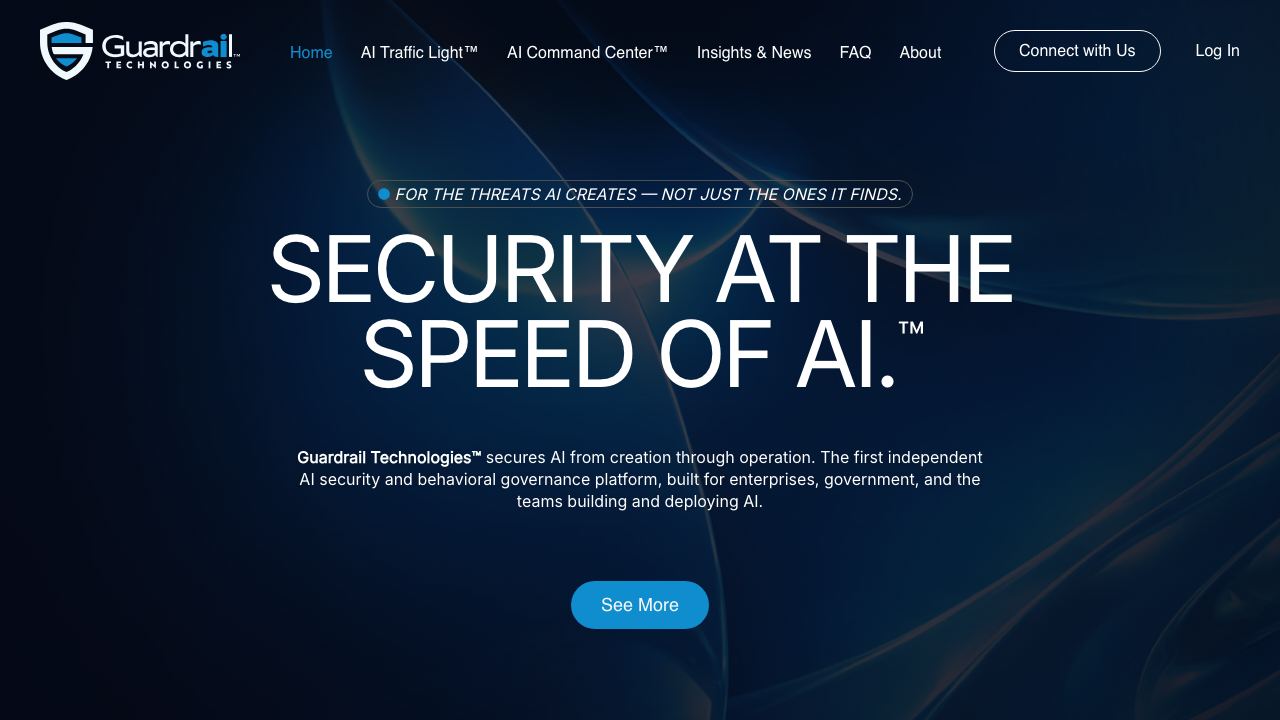 Guardrail Technologies website screenshot