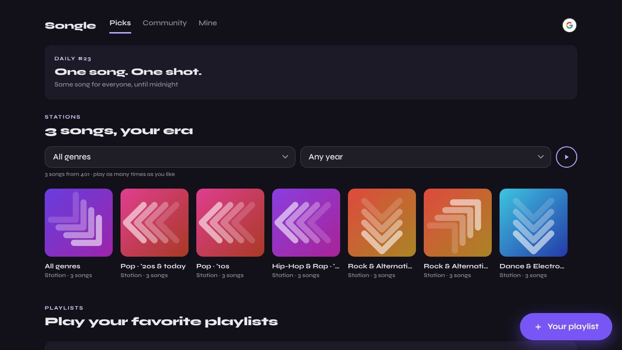 Songle AI website screenshot