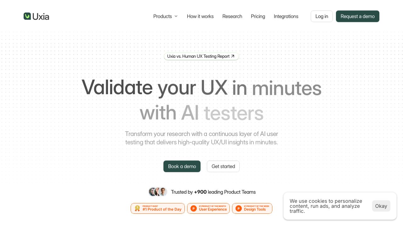 Uxia website screenshot