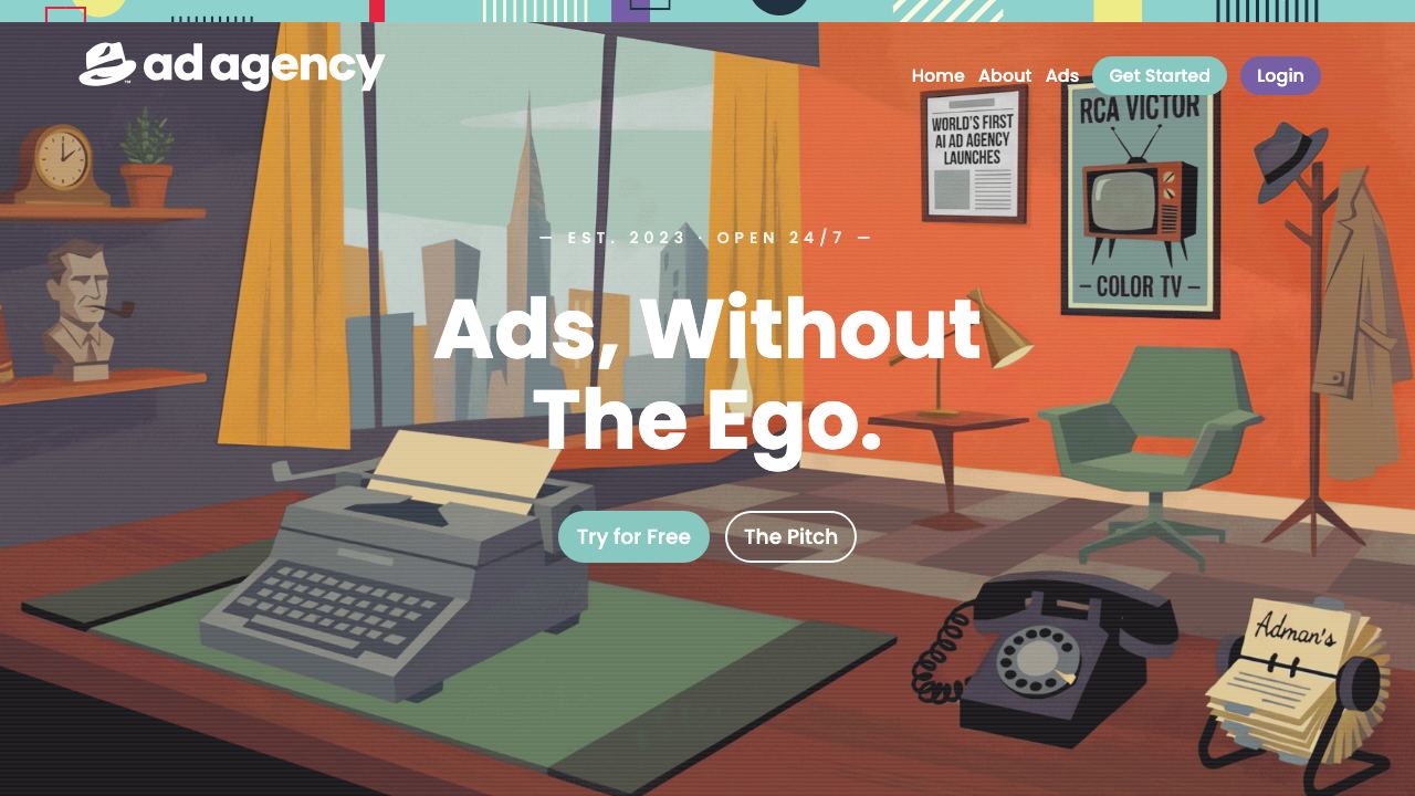 Ad Agency 网站截图