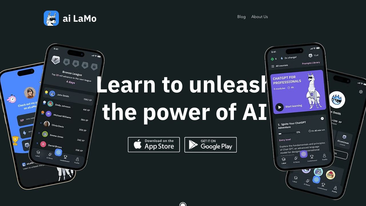 aiLaMo 网站截图