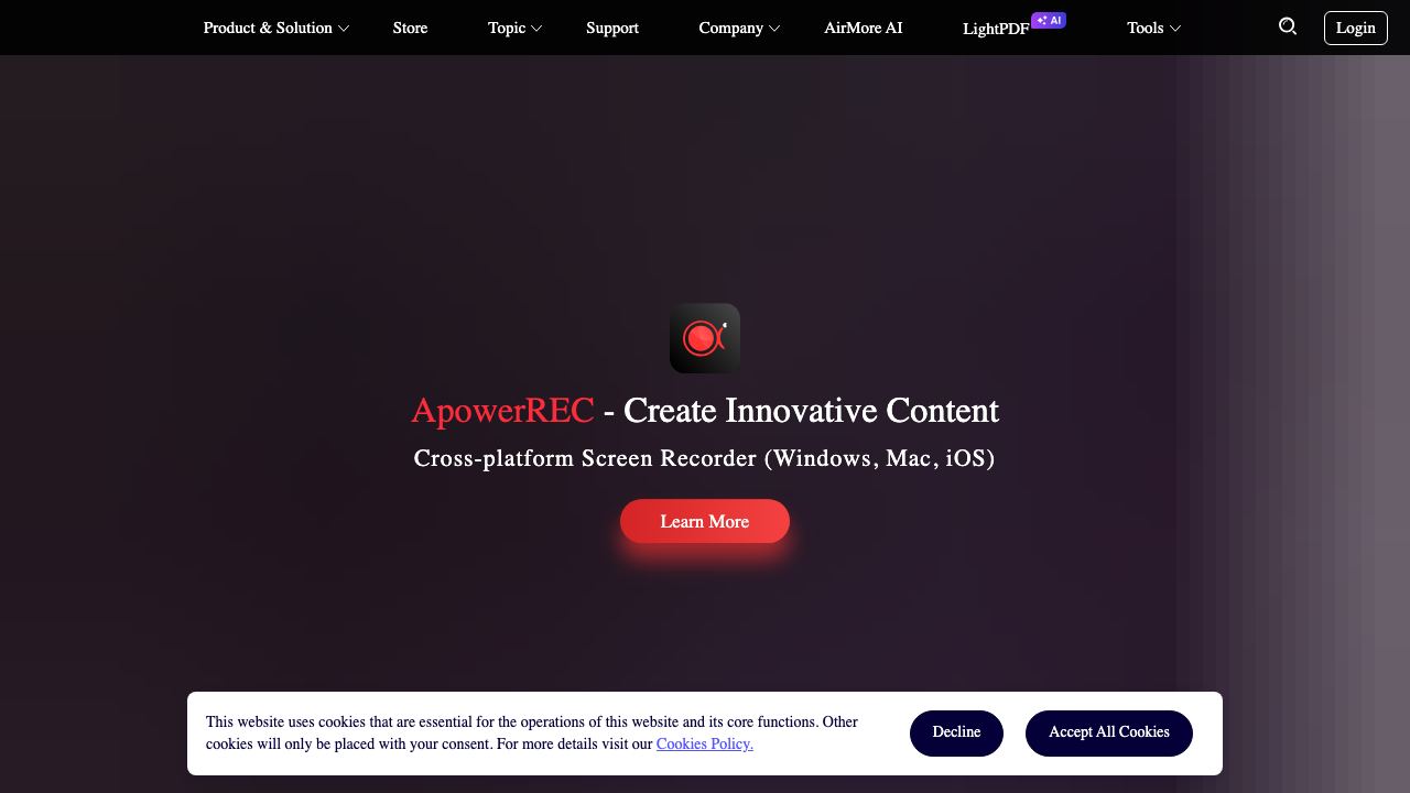 Apowersoft 网站截图