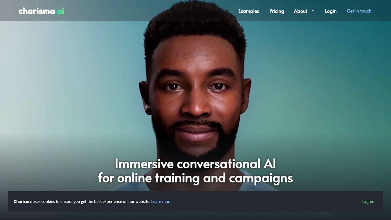 Charisma website screenshot
