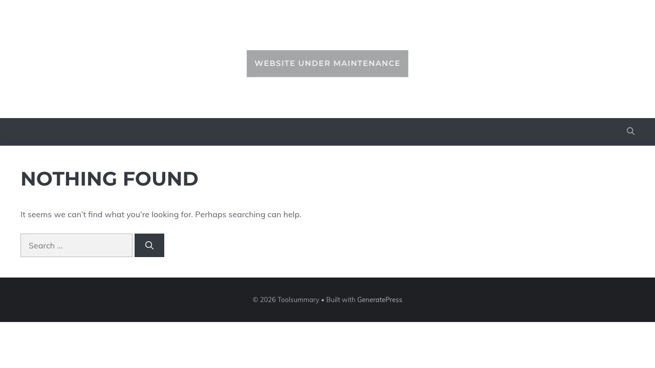 Toolsummary 网站截图