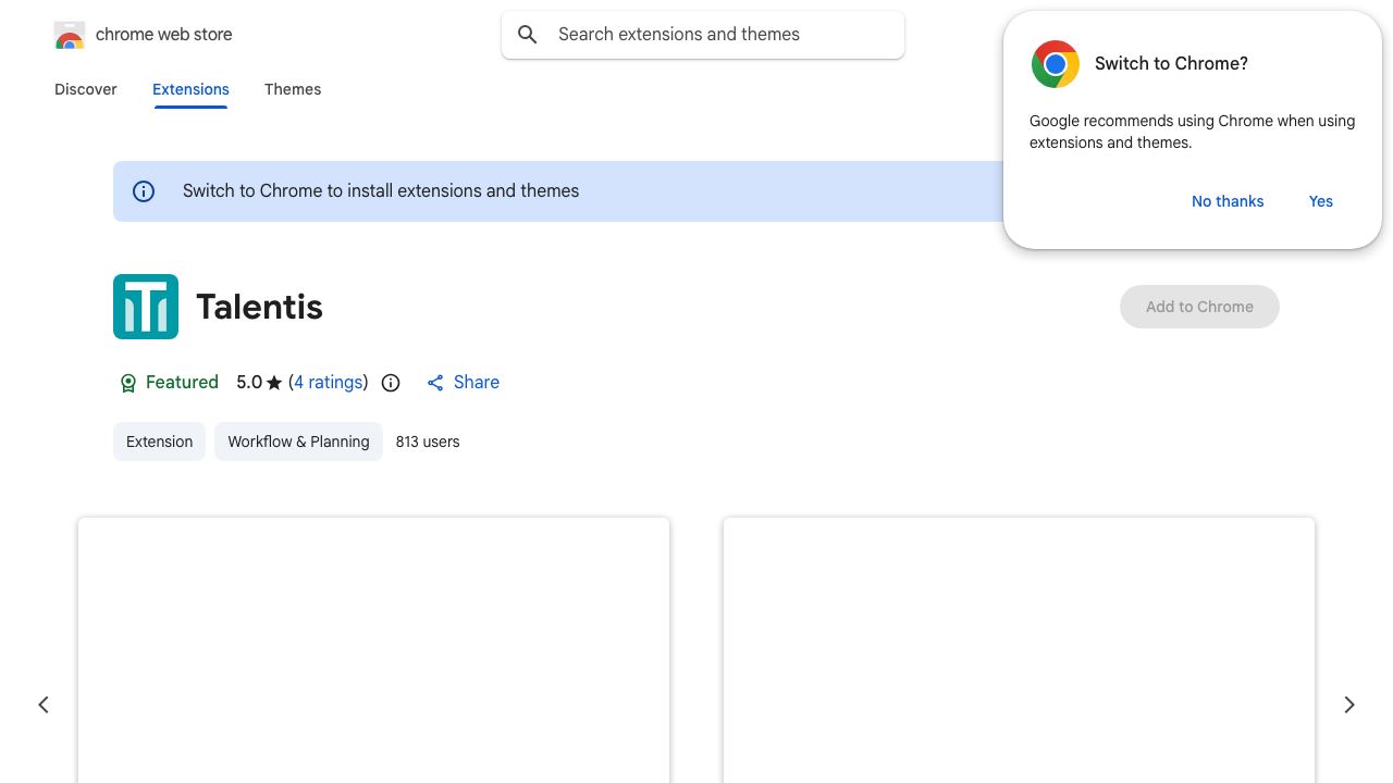 Talentis 网站截图