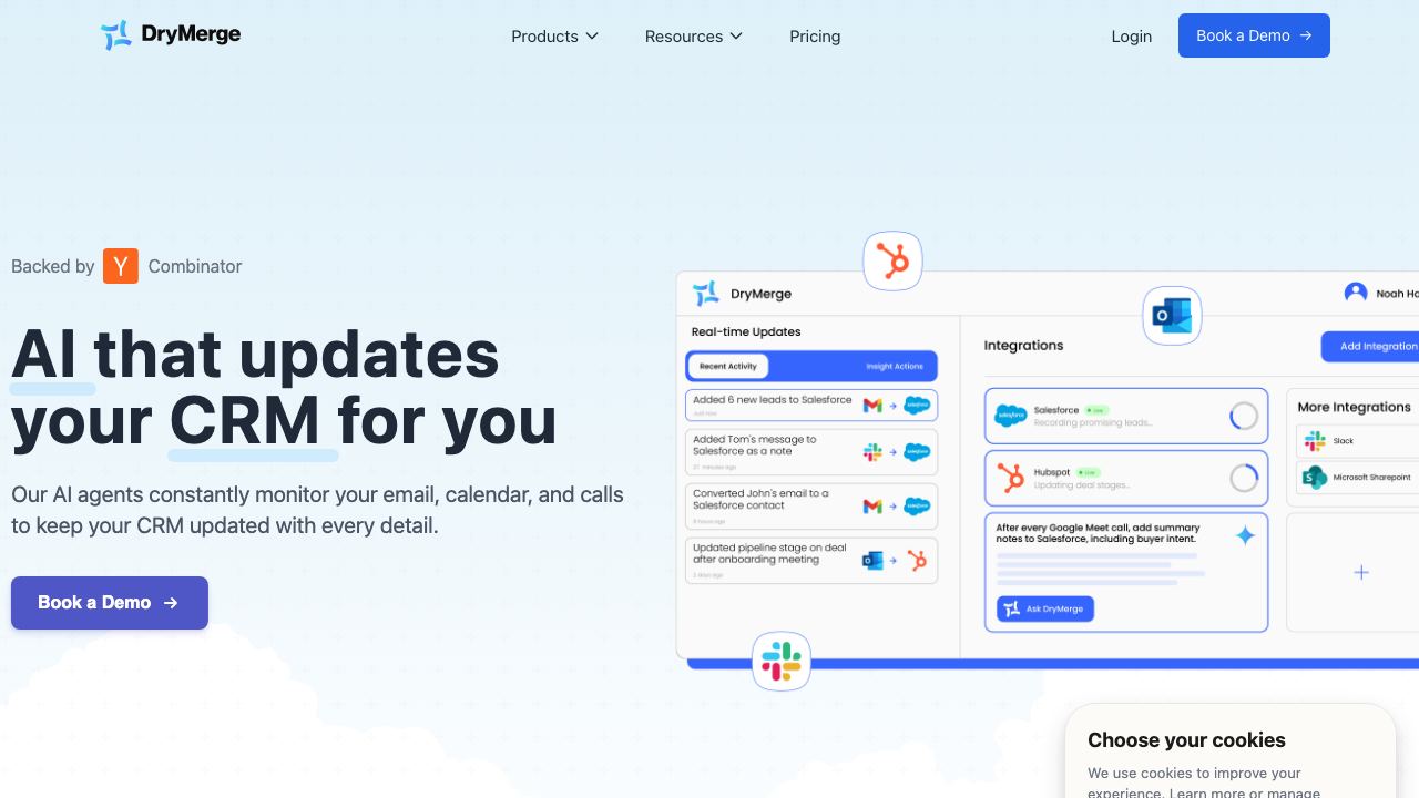 DryMerge 网站截图