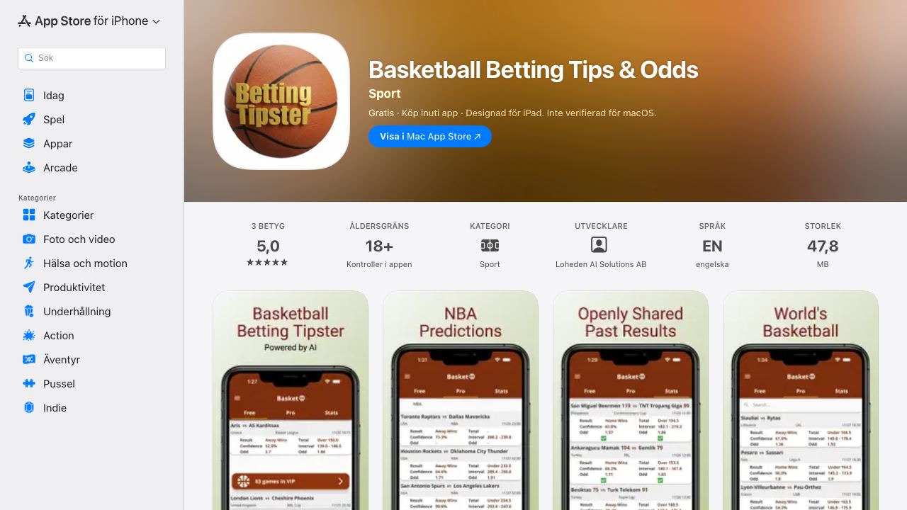 Basketball Betting Tipster 网站截图