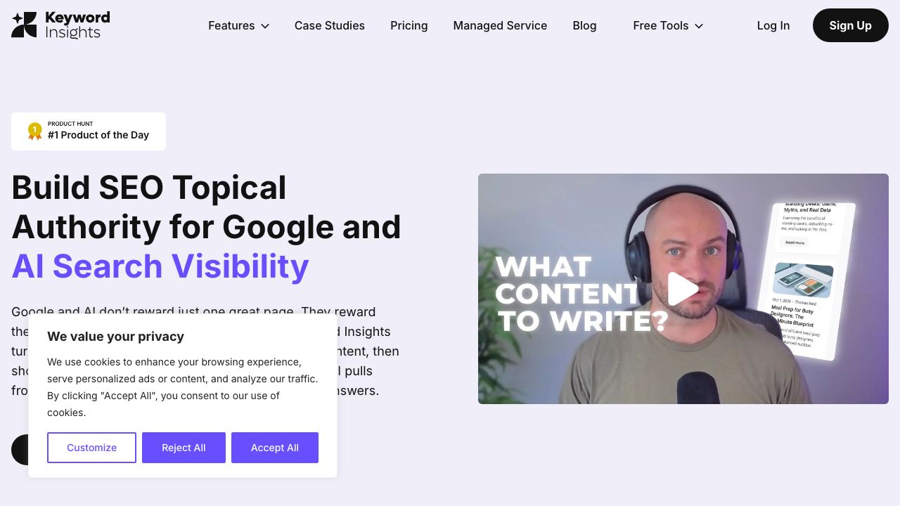 Keyword Insights 网站截图