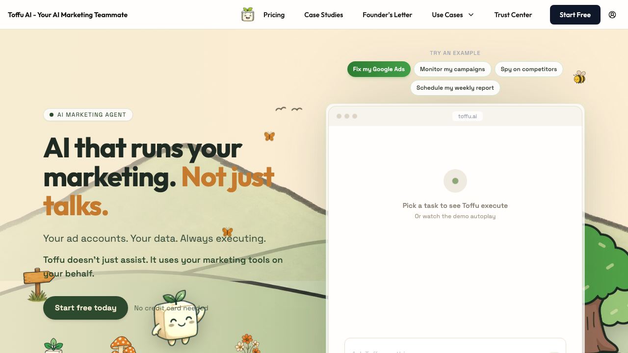 Toffu AI 网站截图