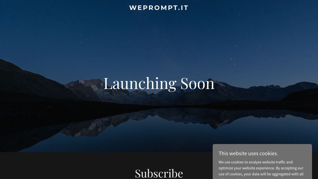 We Prompt 网站截图