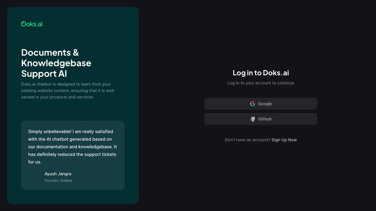 Doks.ai 网站截图