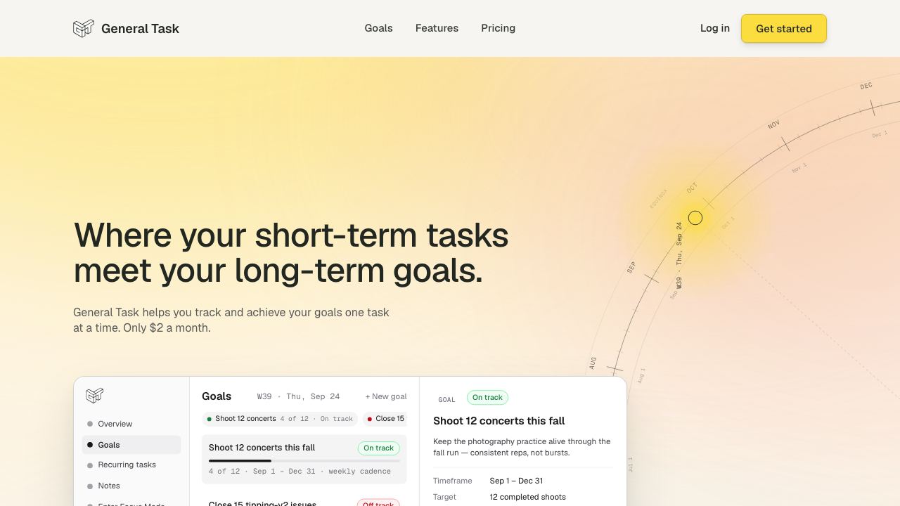 General Task (Beta) 网站截图