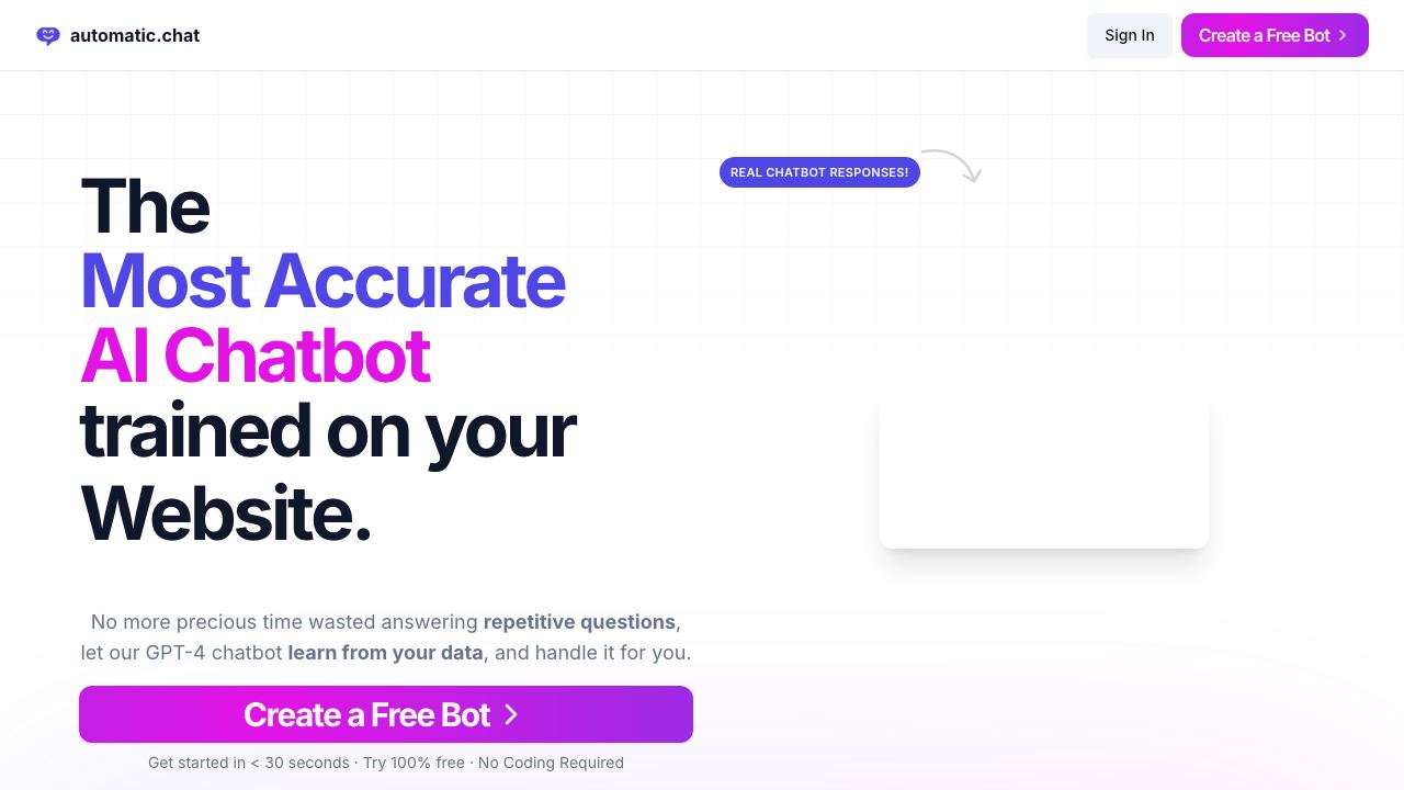 Automatic Chat 网站截图