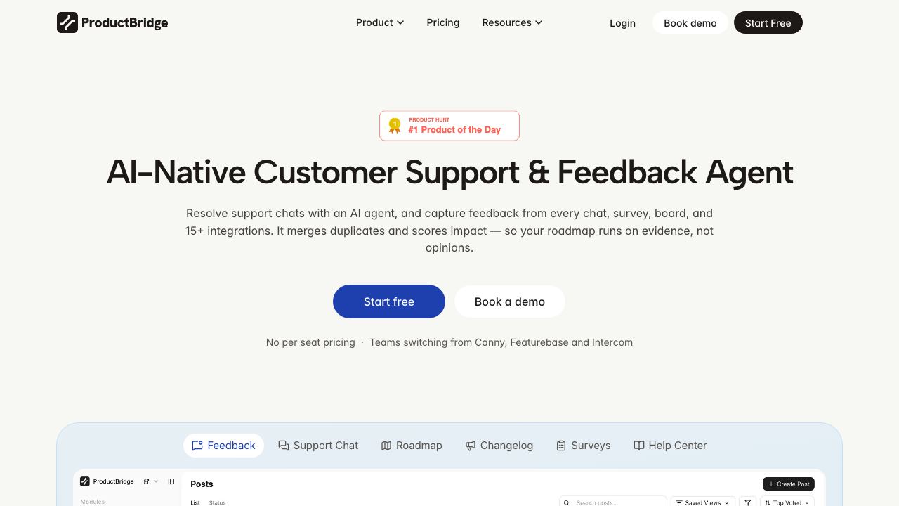 ProductBridge 网站截图