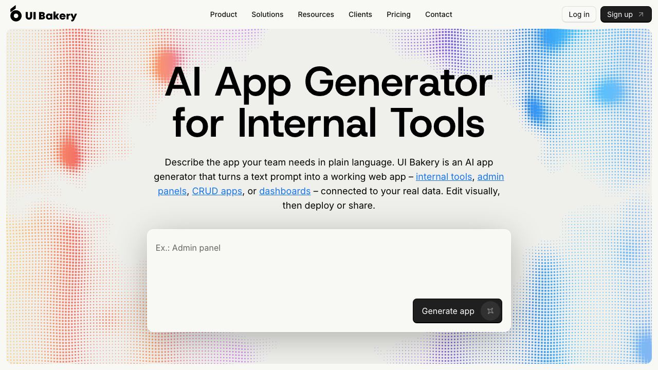 AI App Generator 网站截图