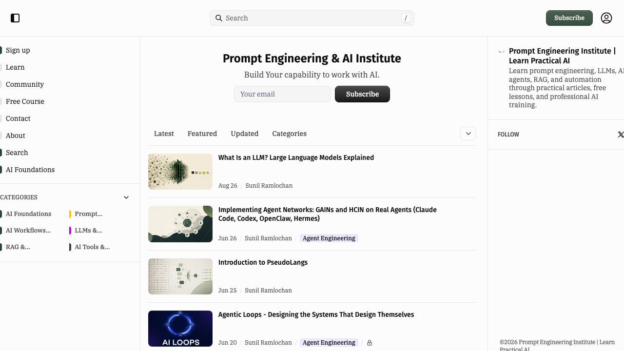 promptengineering.org 网站截图