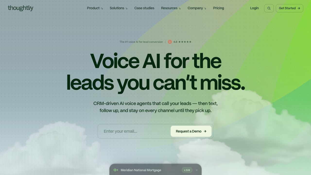 Thoughtly website screenshot