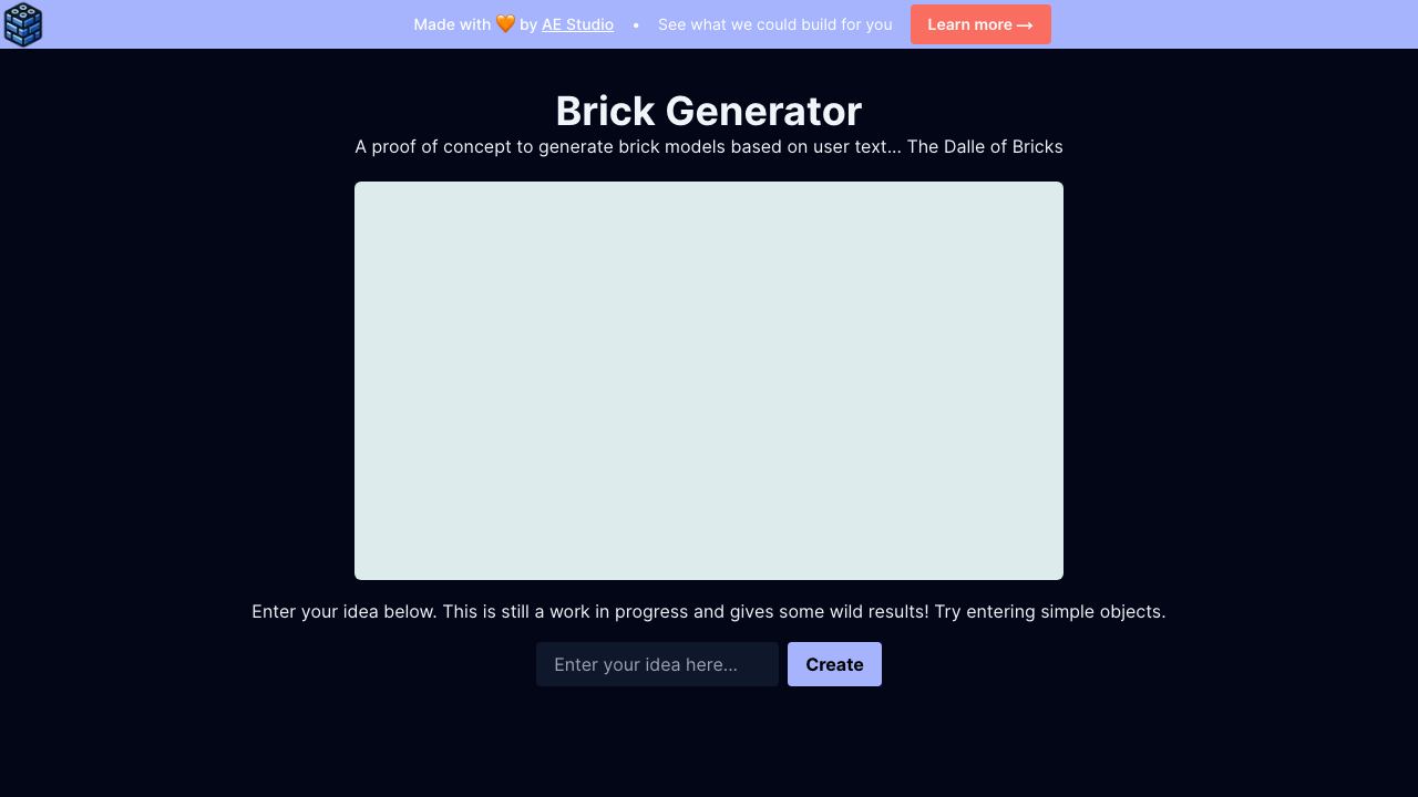 Brick Generator 网站截图