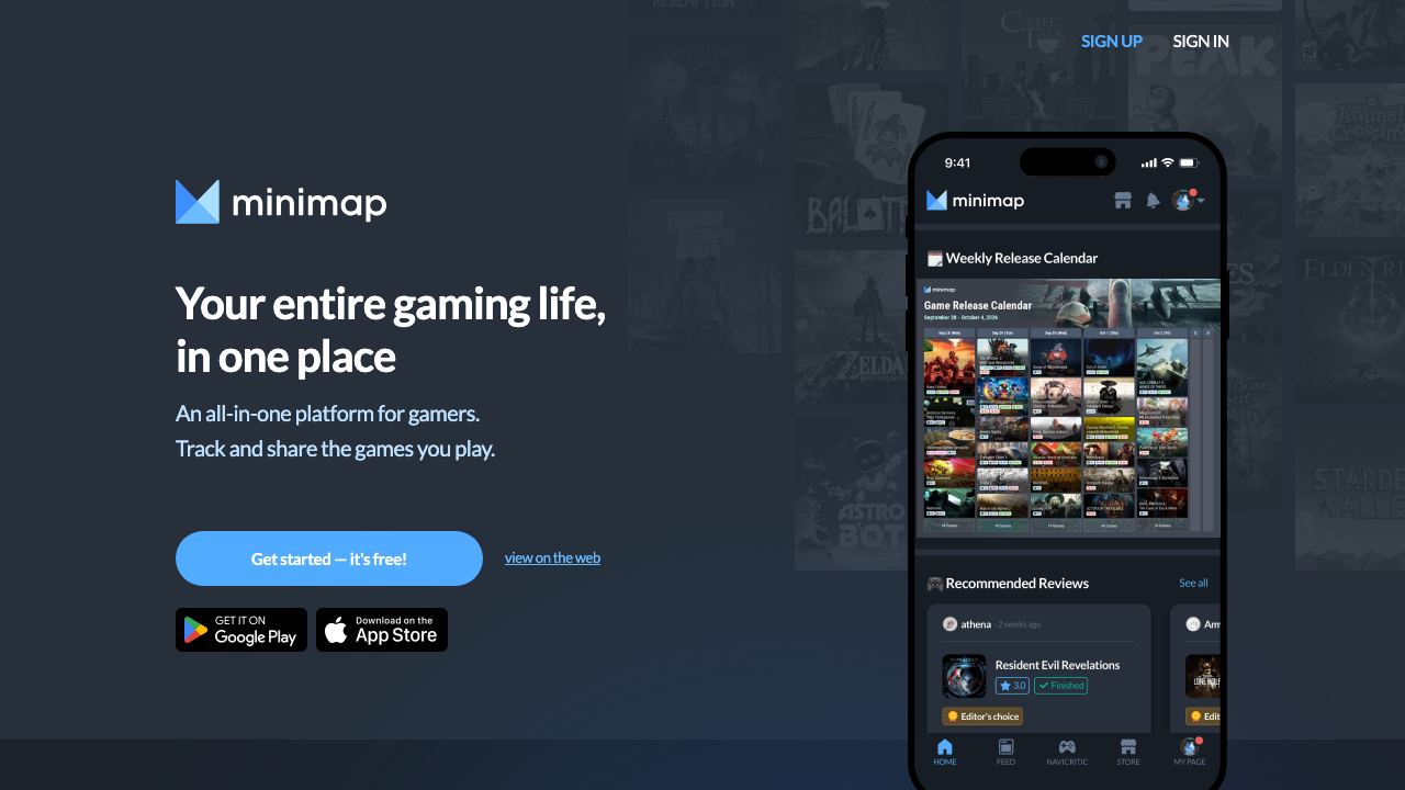 Minimap AI 网站截图