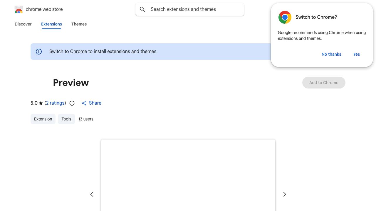 Preview 网站截图