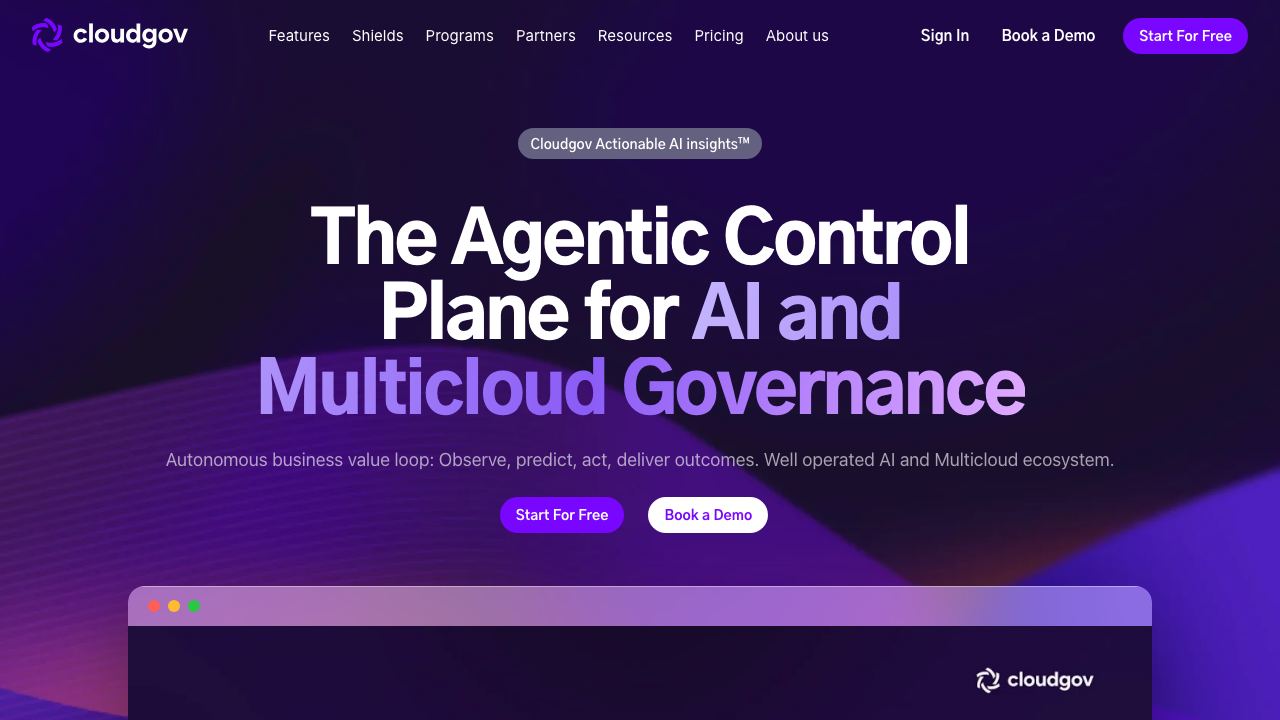Cloudgov.ai 网站截图