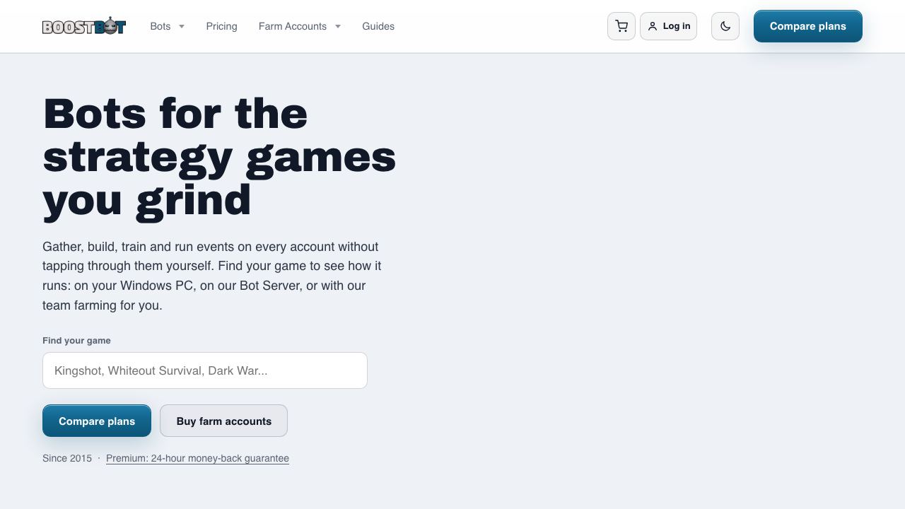 Boostbot 网站截图