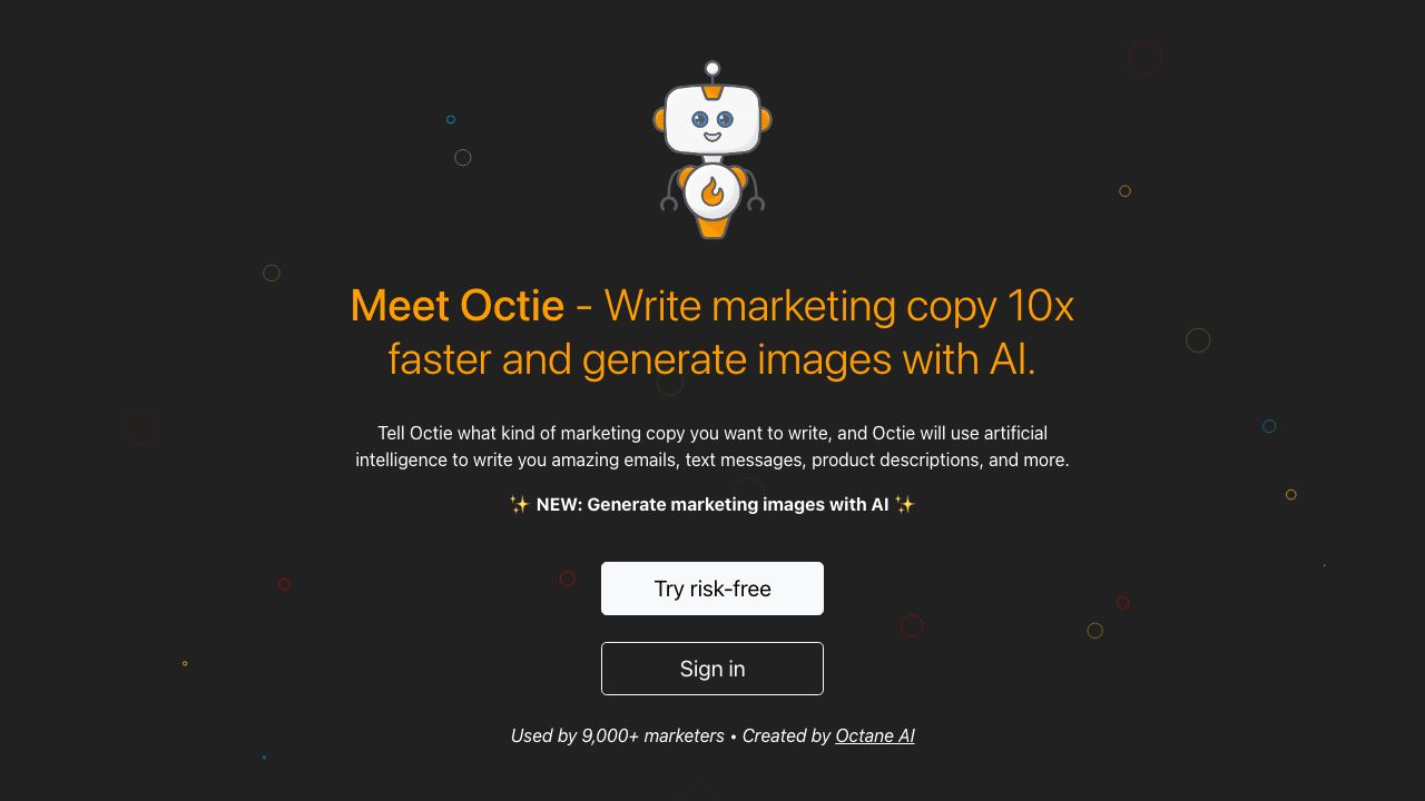 Octie 网站截图