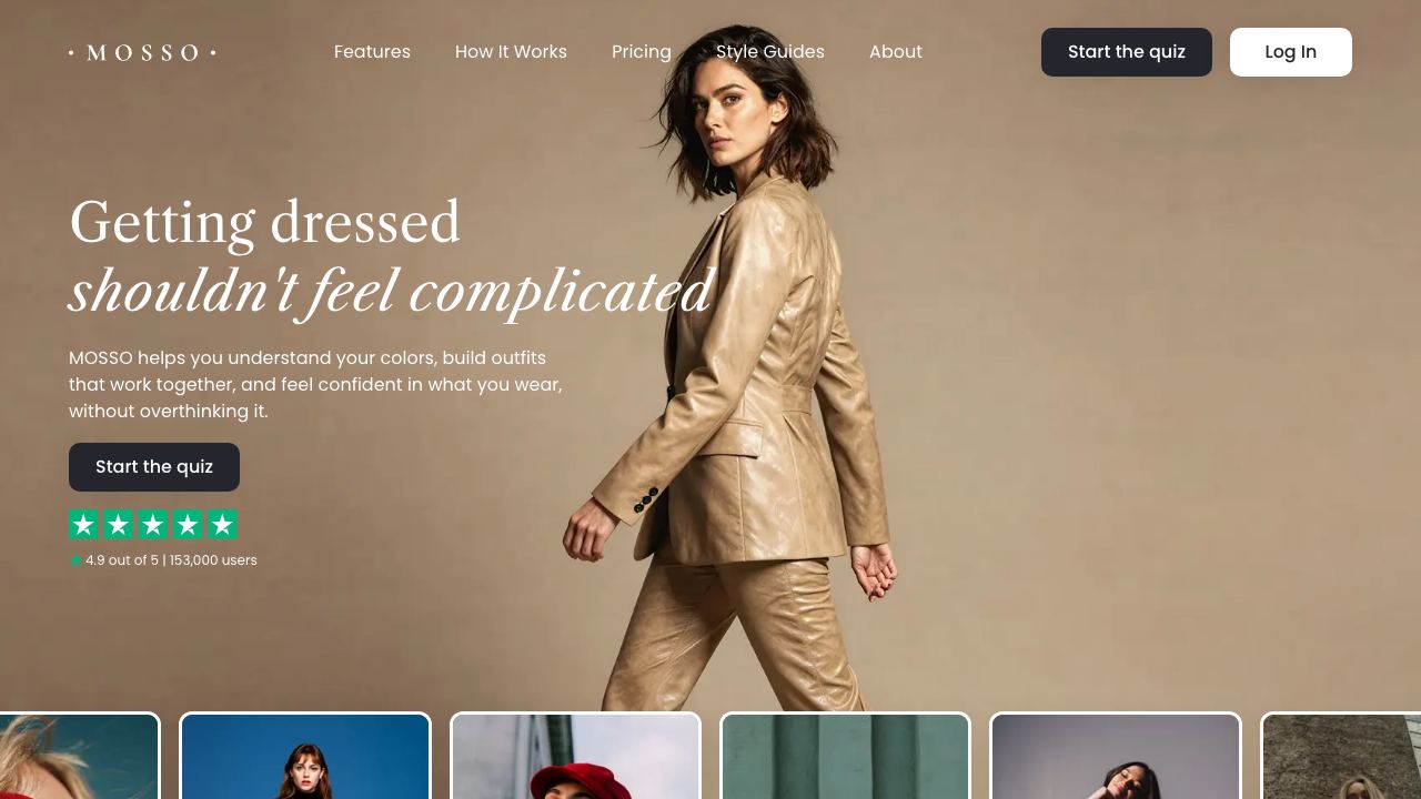 MOSSO website screenshot