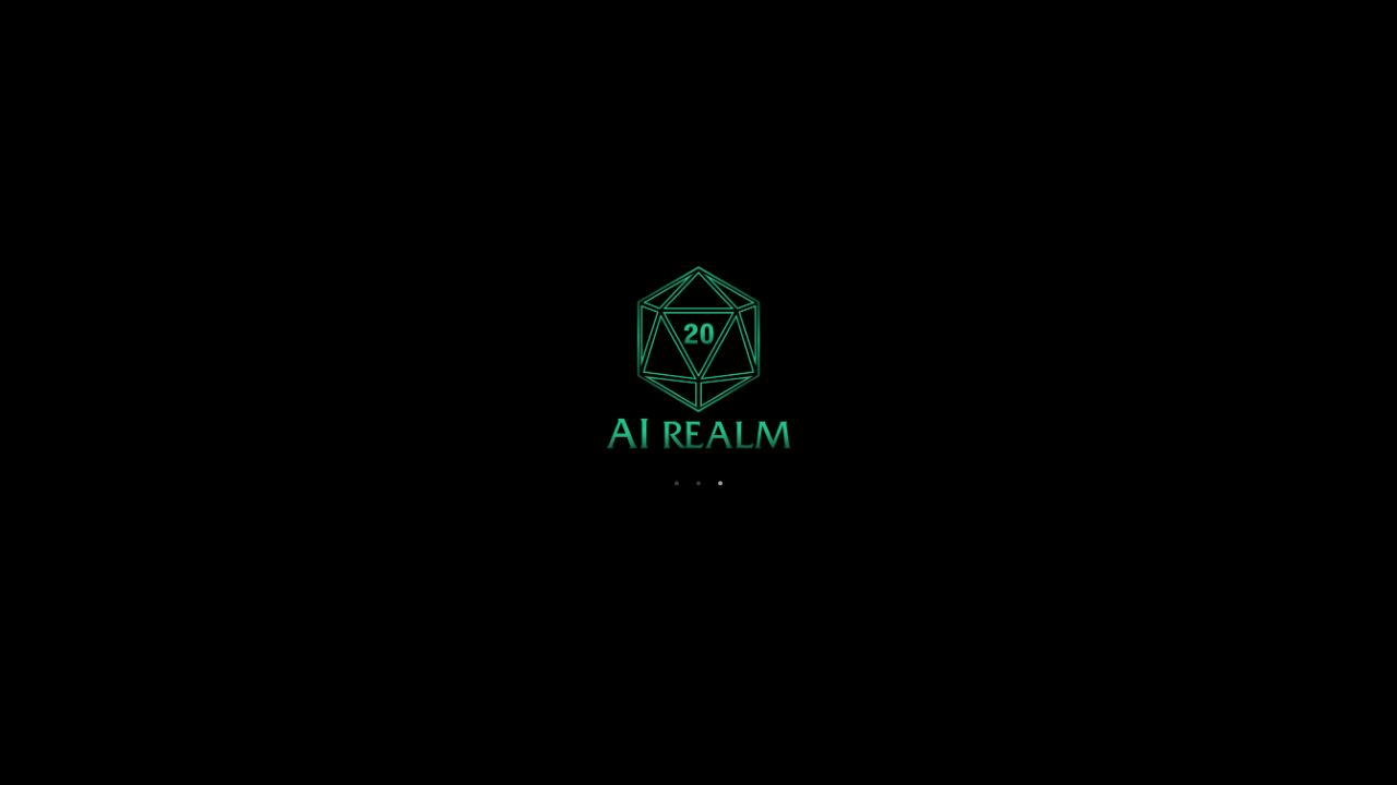 AI Realm - AI Game Master 网站截图