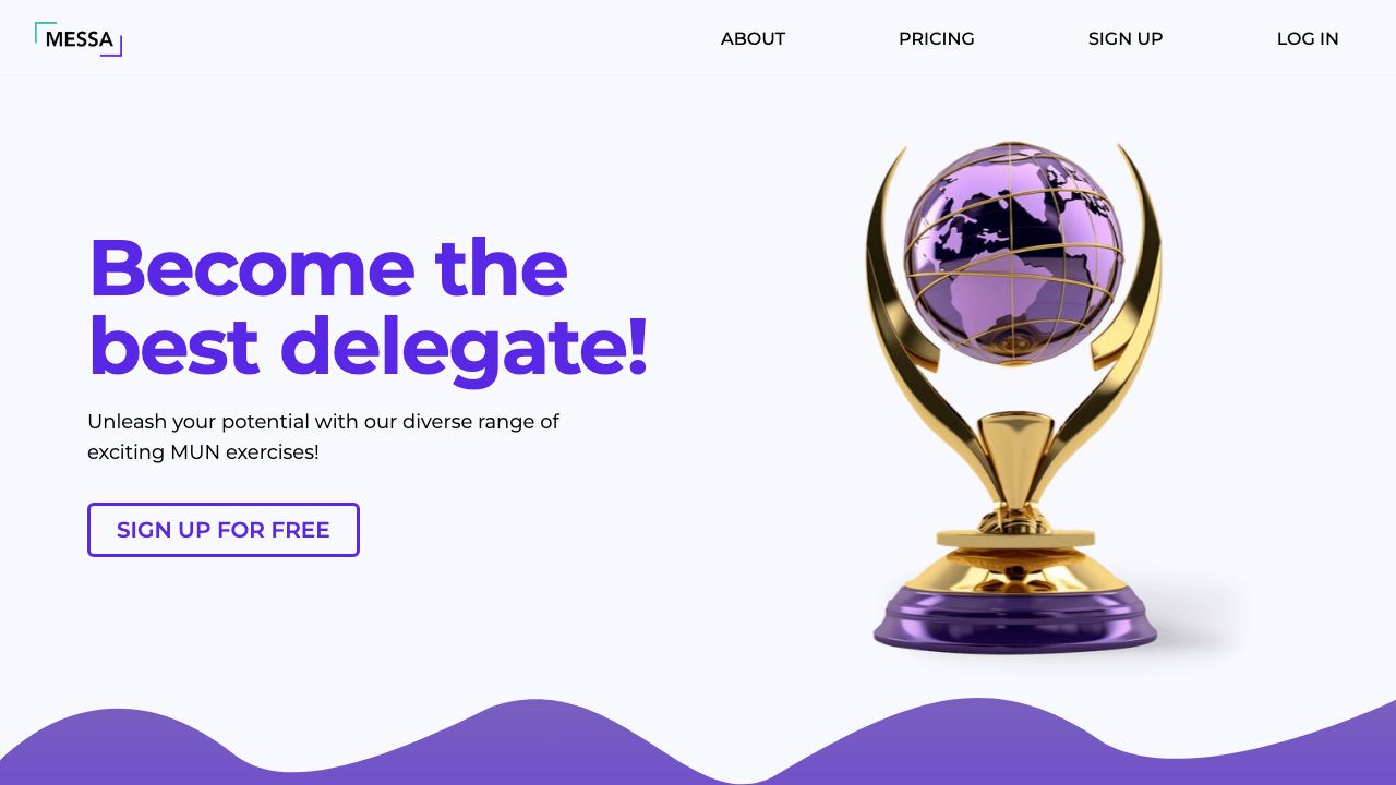MESSA website screenshot