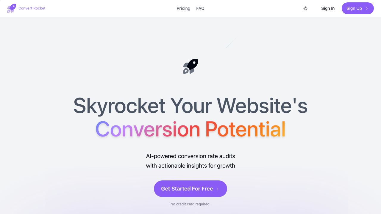 ConvertRocket 网站截图
