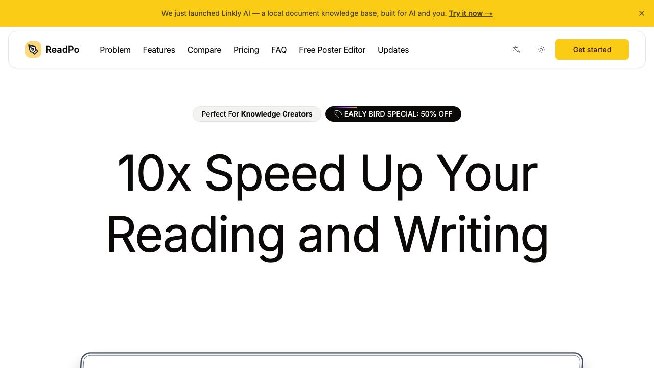 ReadPo website screenshot