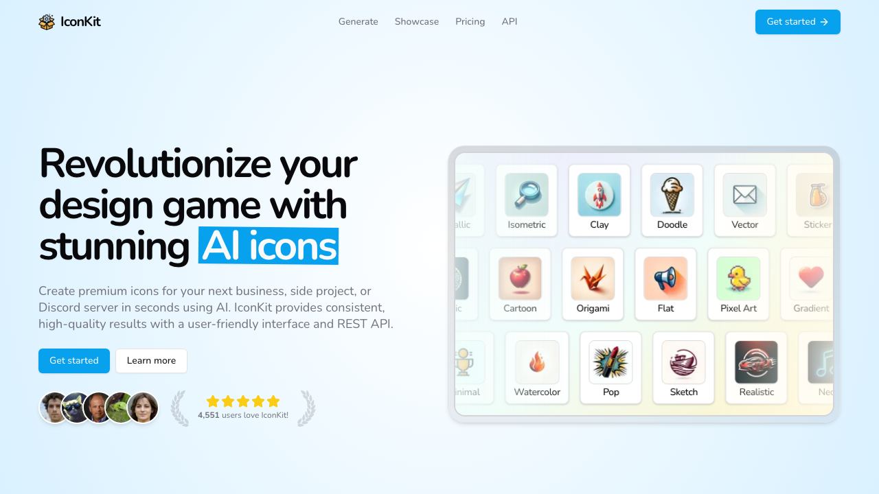 IconKit website screenshot