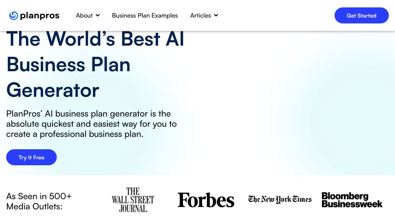 PlanPros.ai 网站截图