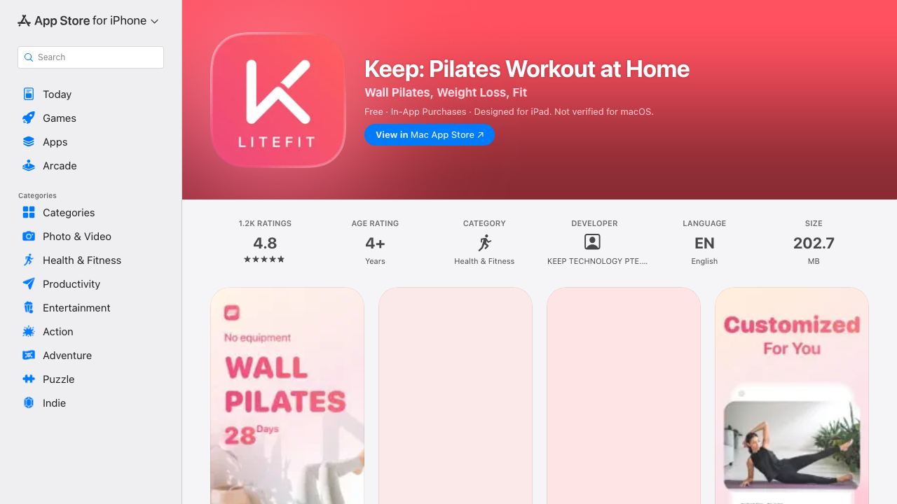 FitPulse 网站截图