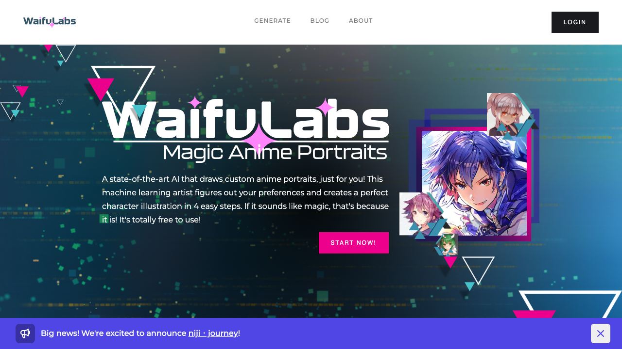 waifulabs.com 网站截图