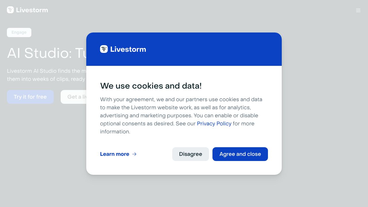 Qlip.ai website screenshot