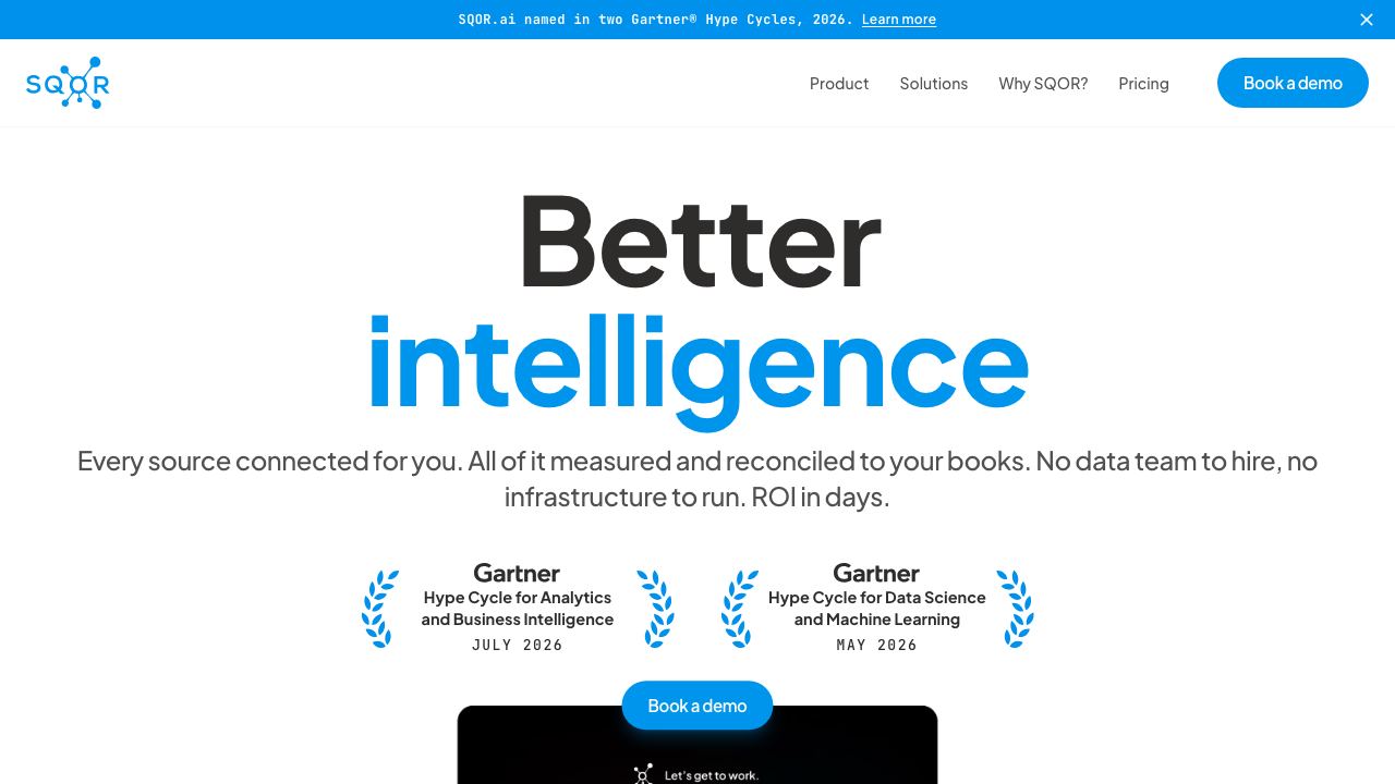 SQOR.ai 网站截图