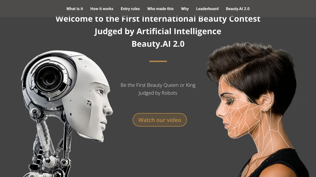 beauty.ai 网站截图