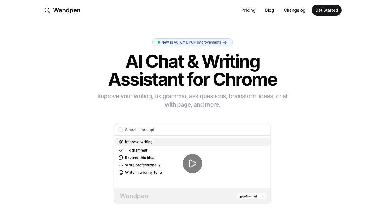 Wandpen website screenshot