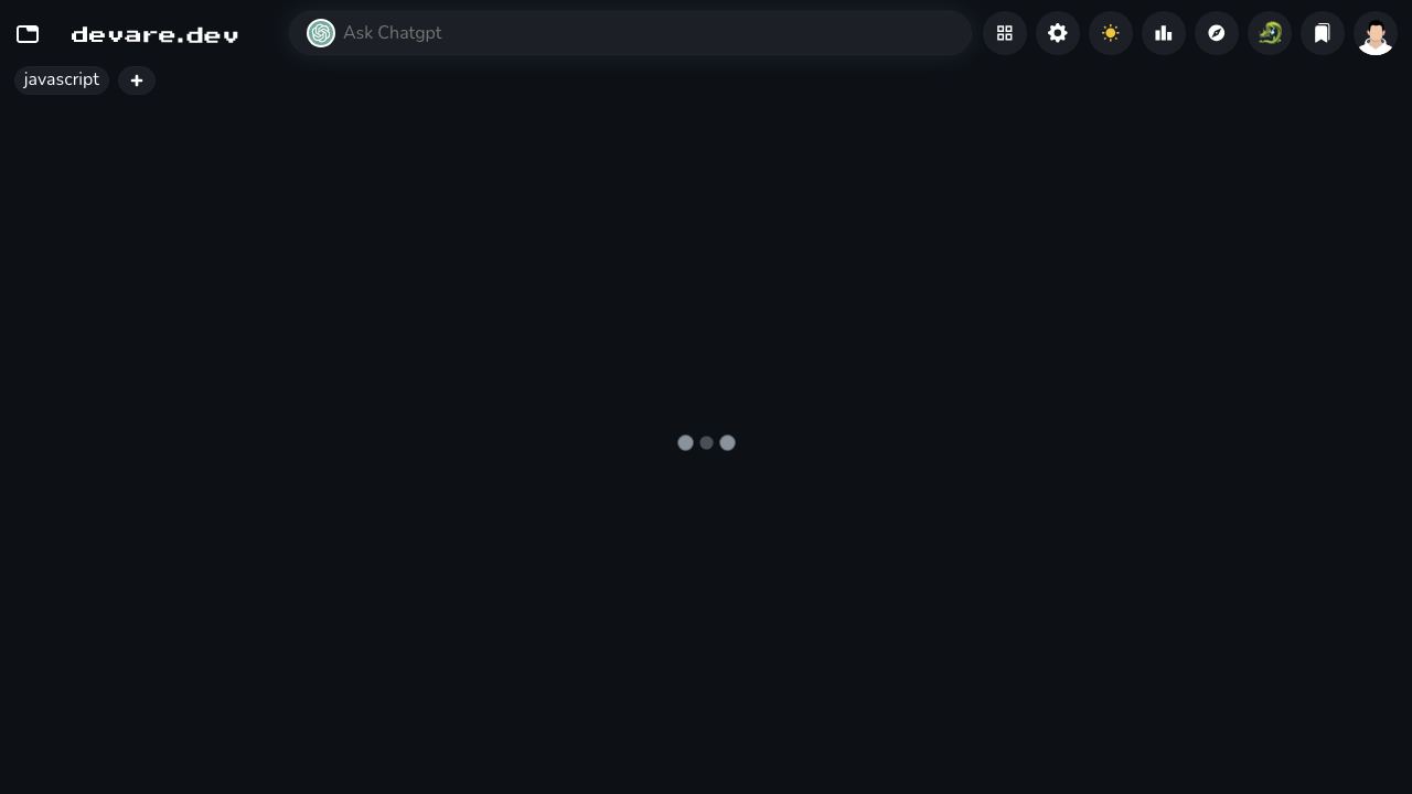 Devare.dev 网站截图