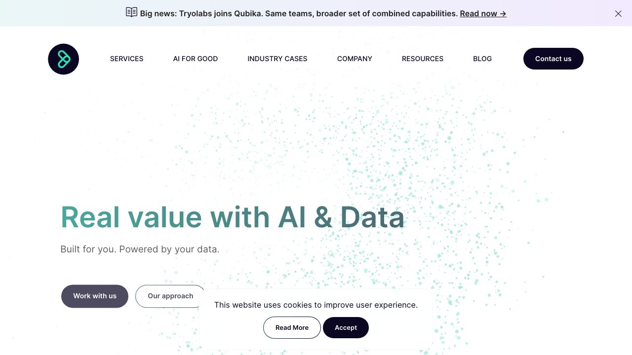 tryolabs.com website screenshot