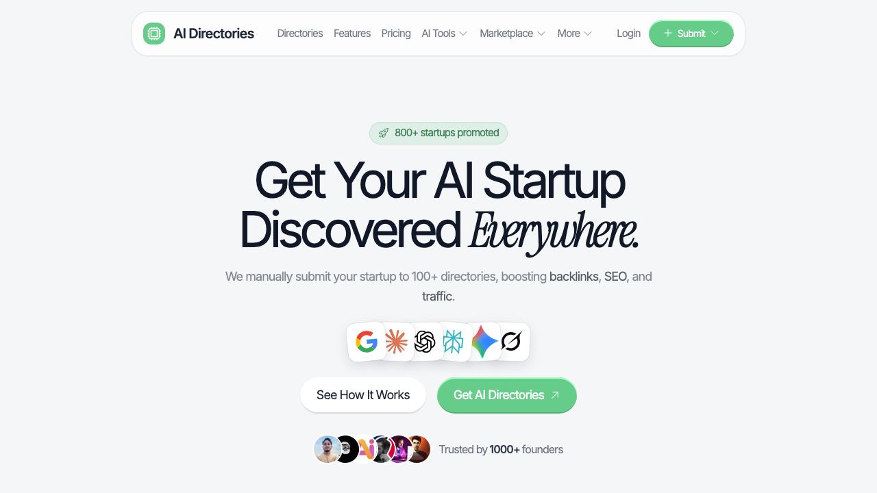 AI Directories 网站截图