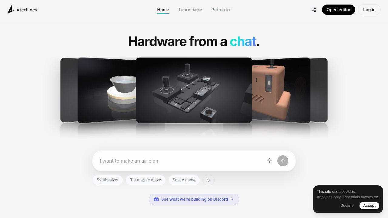 Atech 网站截图