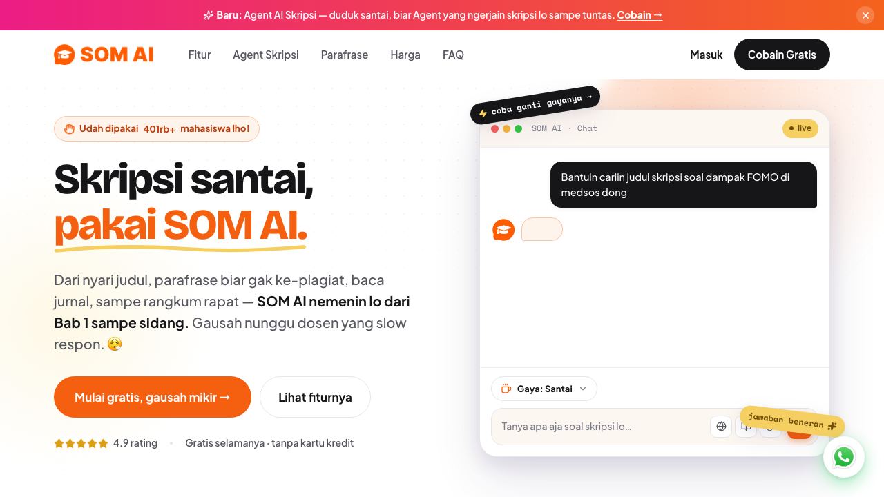 SOM AI 网站截图