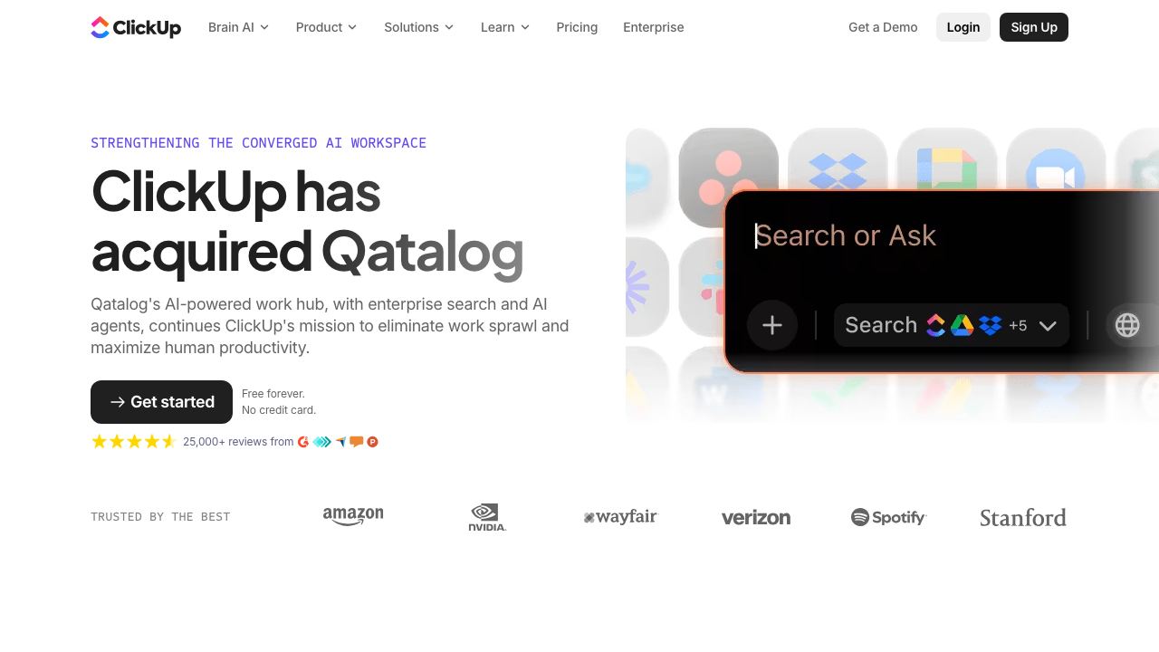 Qatalog website screenshot
