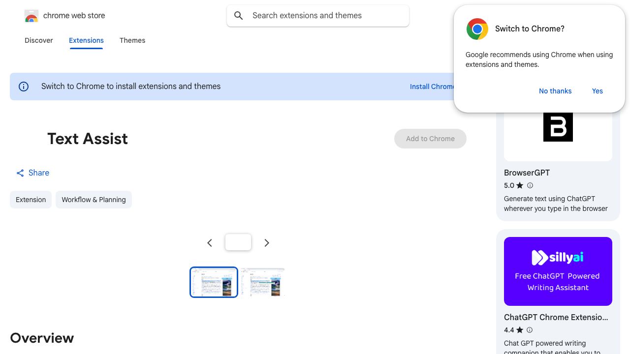 Text Assist 网站截图