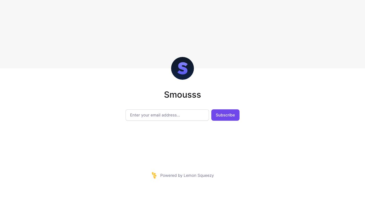 Smousss 网站截图