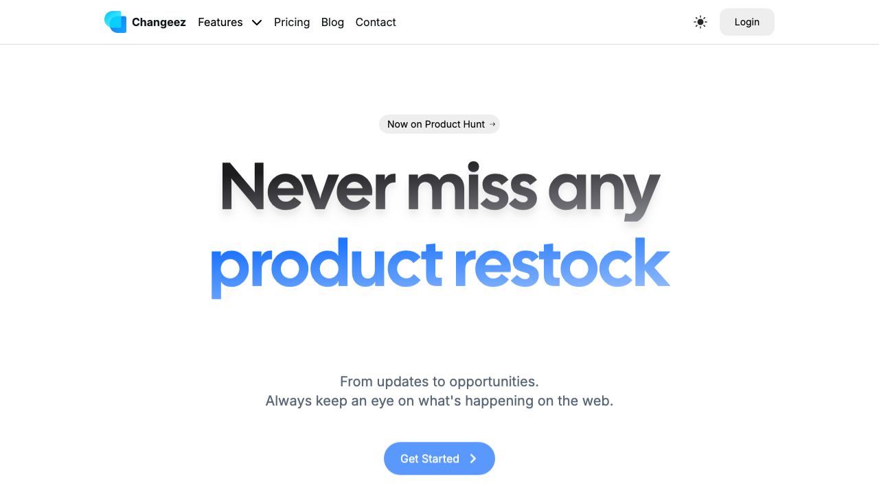 Changeez 网站截图