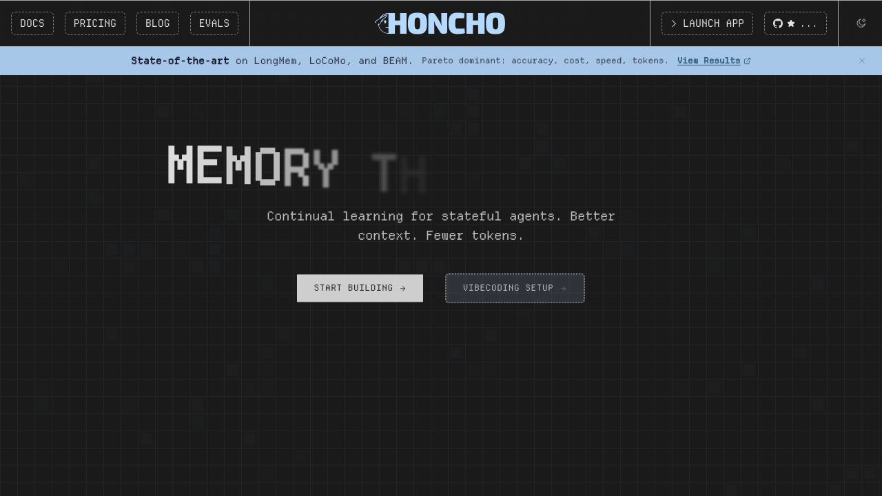 Honcho 网站截图